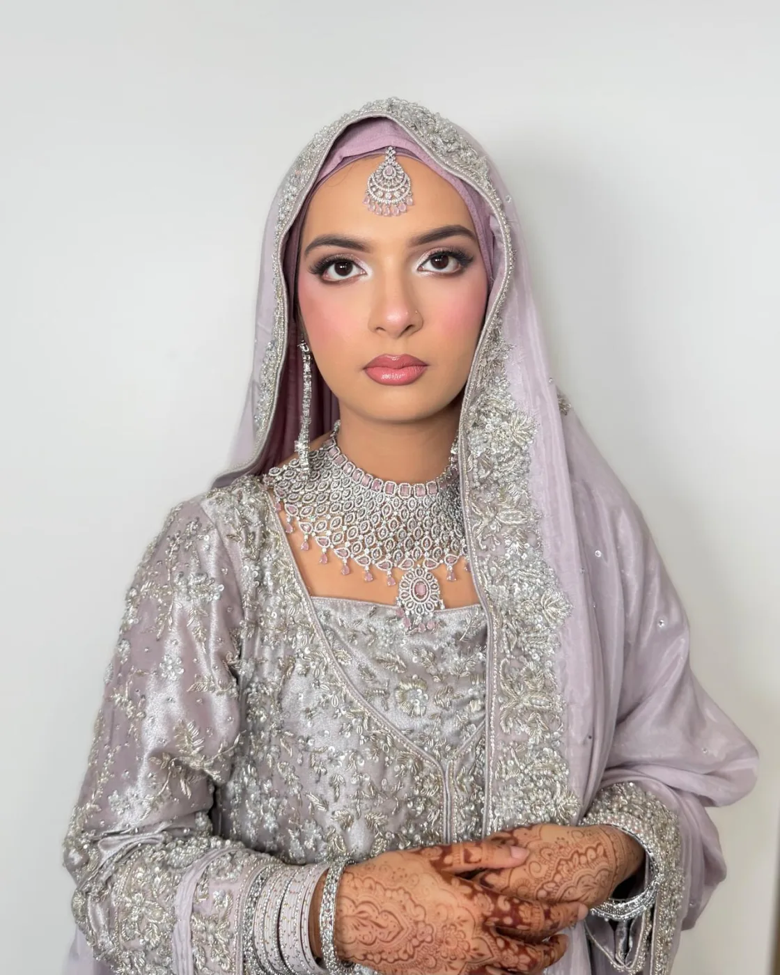Bridal hair and makeup by Samia Imran