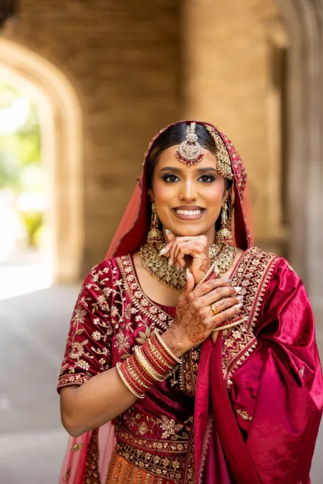 Bridal look by Samia Imran