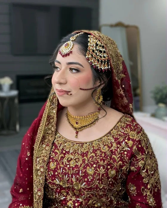 Bridal look by Samia Imran